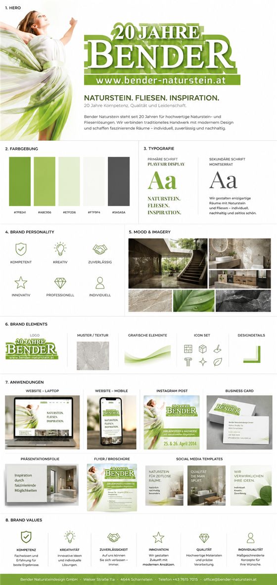 Brand Board — Bender Naturstein