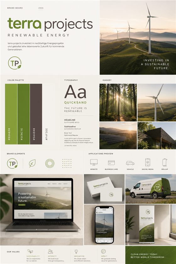 Brand Board — Terra Projects